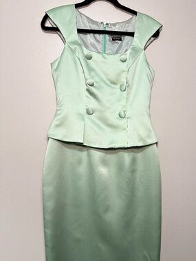 Elegant Mint Cocktail Dress